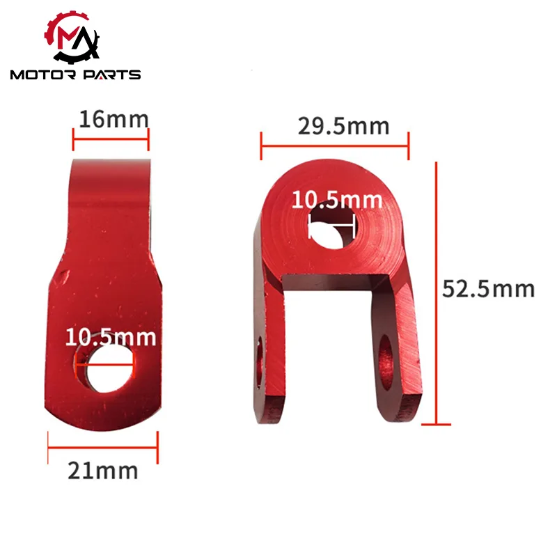 CNC posilňovač zadného tlmiča pre motocykle