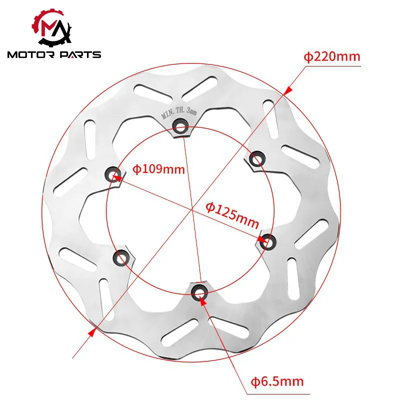 Zadný brzdový kotúč KTM pre terénne vozidlá